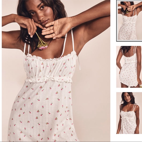 For Love And Lemons Other - NWTs For Love & Lemons Blossom Pointelle Slip~ M